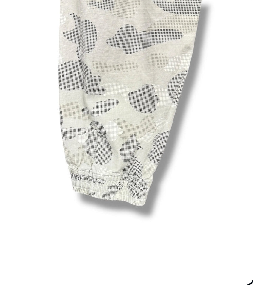 A Bathing Ape Camo Trousers White Size M