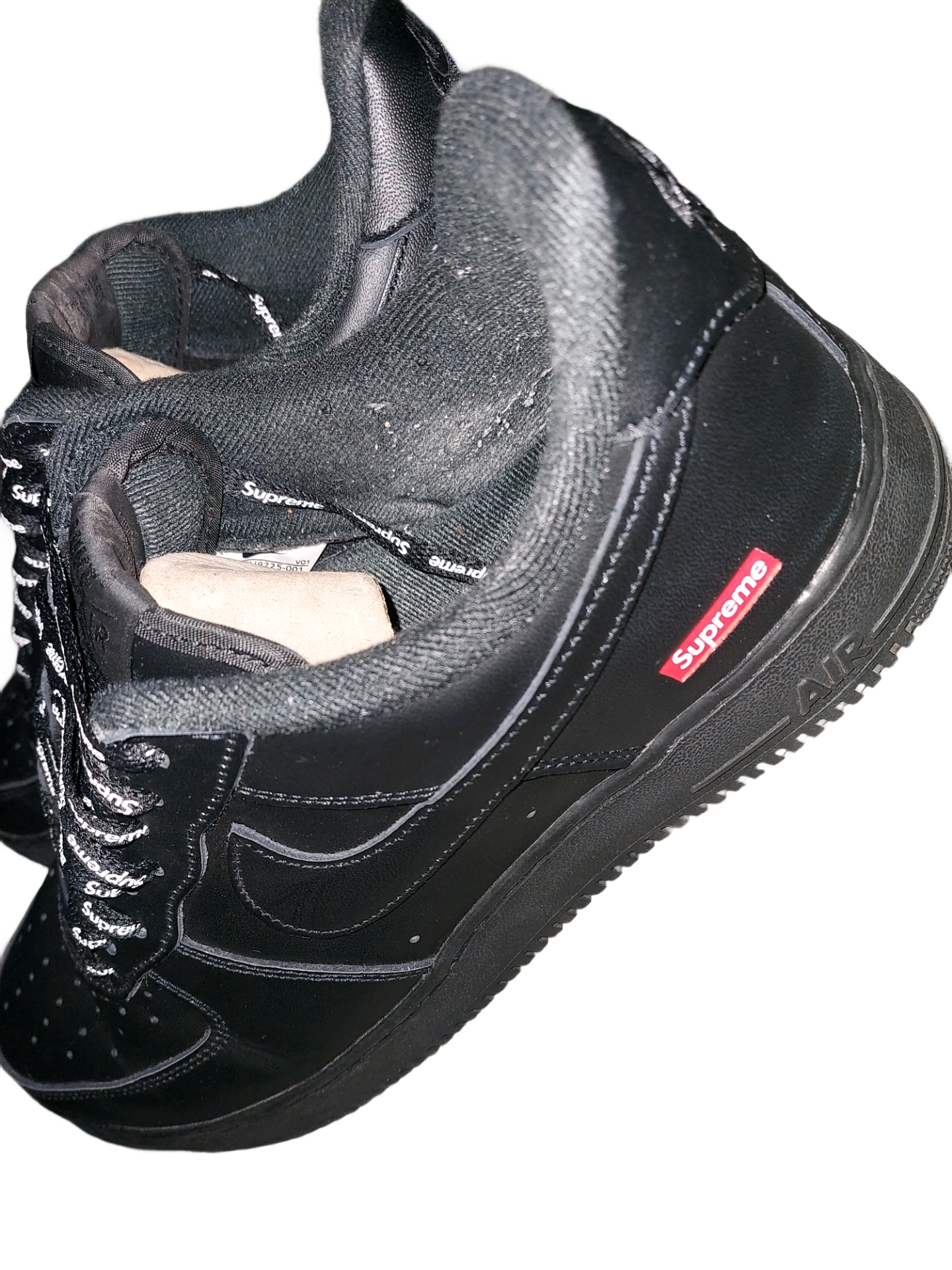 Nike x Supreme Air Force 1 Low Black Size 8.5