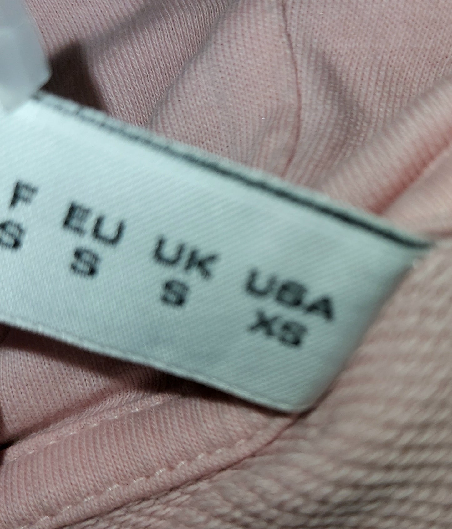 Moschino Underwear Logo Tape Cropped Hoodie Pink Size Small