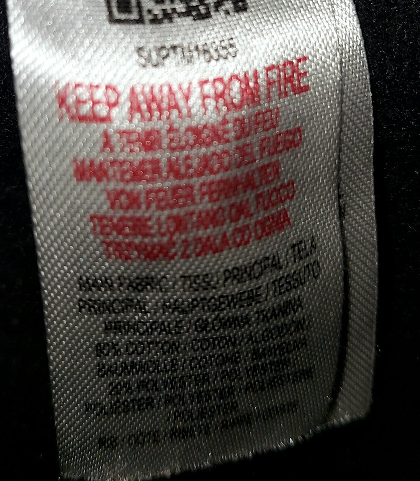 Supply & Demand Marker Reflective Pullover Hoodie Black (Size S)